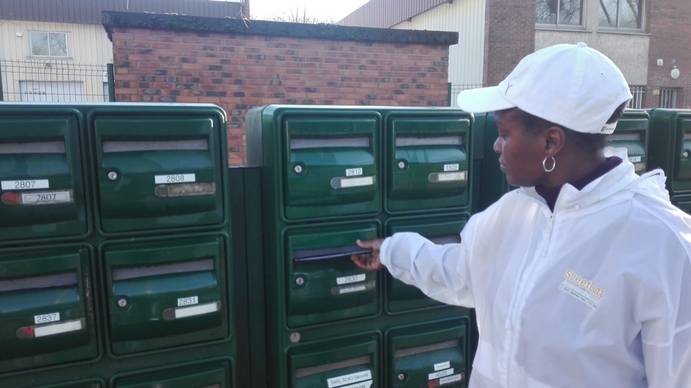 Distribution en boîtes aux lettres en immeuble